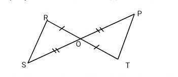 1. На рисунке RO=OT, SO=OP. Докажите, что ∆ROS = ∆TOP. К задаче необходимо выполнить чертеж, записат