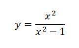 Найти интервалы возрастания, убывания и экстремума функции y=x^2/(x^2-1)