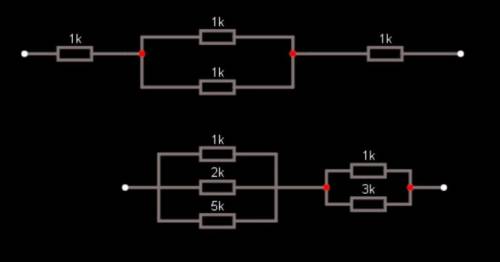 Найти общее сопротивление для двух схем ​