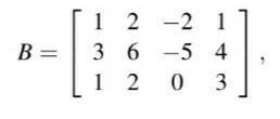 Find the rank of the following matrices​