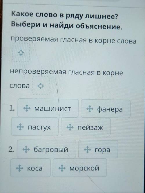 Какое слово в ряду лишнее? Выбери и найди объяснение.проверяемая гласная в корне слованепроверяемая