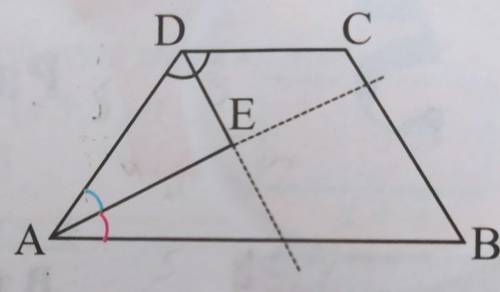 В трапеции ABCD биссектрисы углов ∆DAB и CDA пересекаются в точке Е и DE||СВ. Найдите длину CD, если