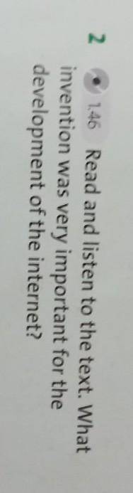 Read and listen to the text. why inventions at ​