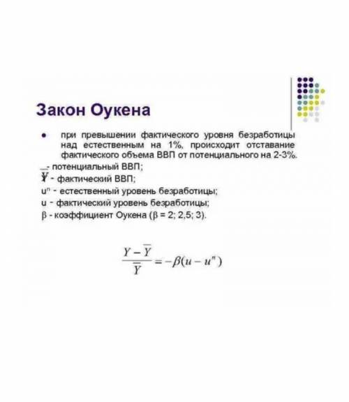 Задача 1. Фрикционная безработица 3 %, естественный уровень безработицы 5 %, циклическая безработица