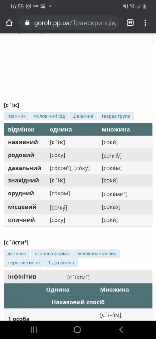 Провідмінюйте всі слова по відмінках! 1. Сік2. Лампа3. Книга4. Ліжко5. Небо6. Мама7. Помідор8. Слово