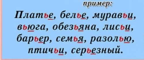 40 слов на мягкий разделительный