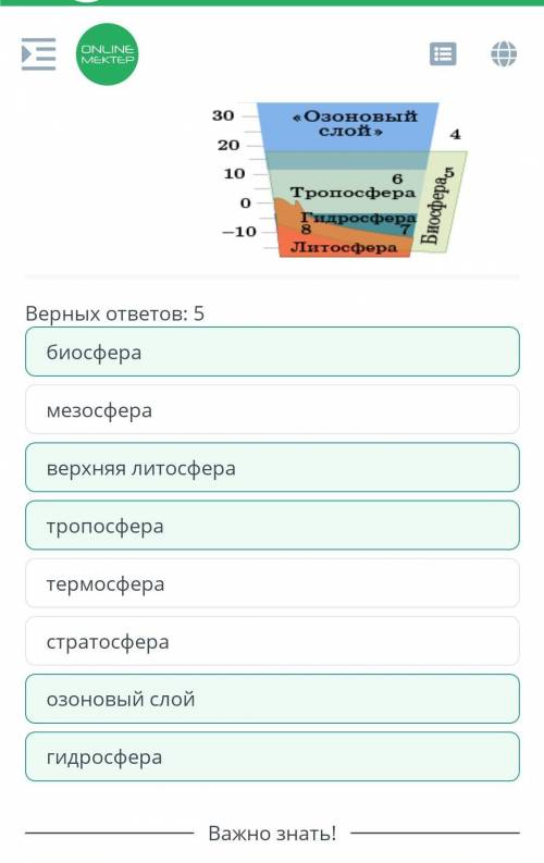 Определи структурные компоненты географической оболочки. Верных ответов: 5 Просто на рандом тыкнул а