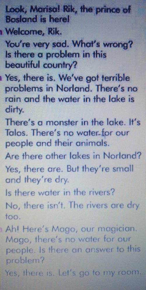 There is a big problem in Norland. There is a in Lake BalanThe lakes and rivers in Norland are dryTh