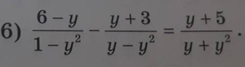 6- y6y + 3y - y1-y?y + 5y + y?​