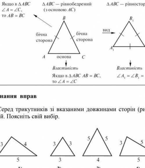 Тема: Рівнобедренний трикутник​