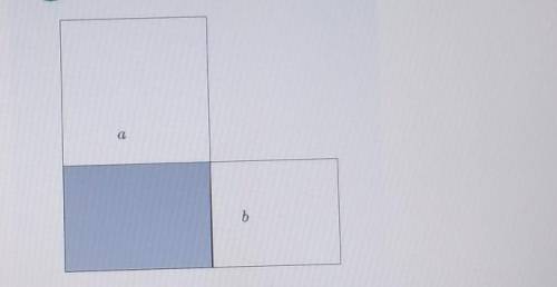Дан прямоугольник со сторонами A и Б. На его сторонах построены квадраты. Площадь одного квадрата на