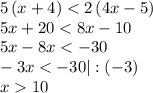 5\left(x+4\right)