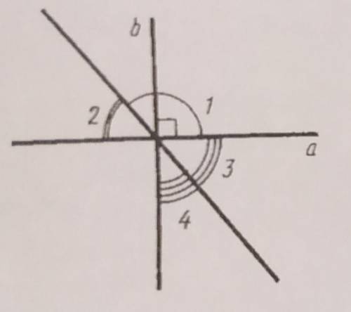 Угол 2=55°. Найдите углы 1, 3, 4