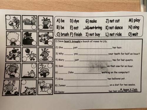 Present perfect and present continuous