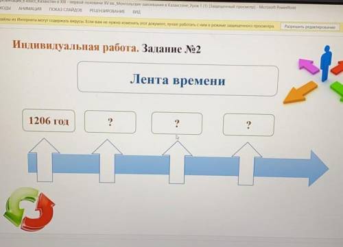 Сделайте ленту времени по истории КЗ Тема : Походы тюрко- монголов в Среднюю Азию и Казахстан. Оборо