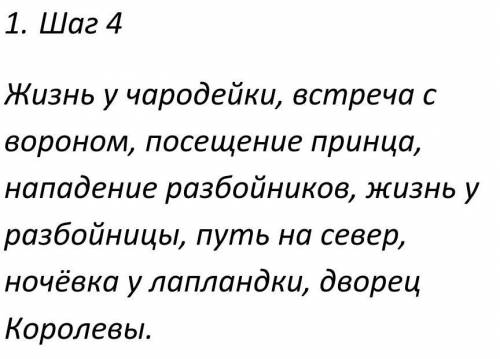 составить в тетрадях схему-маршрут главной героини в поисках Кая, подписать что получила Герда от эт