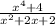 \frac{x {}^{4} + 4 }{x {}^{2} + 2x + 2}