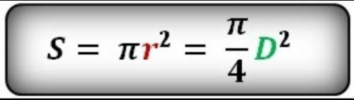 Знайти площу круга ,якщо радіус 14 см