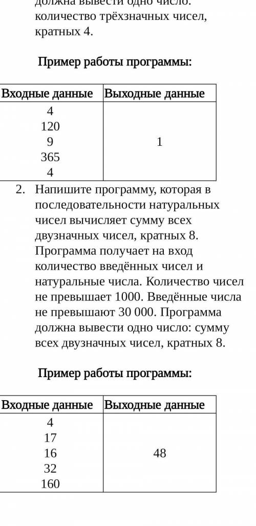 Решите задачу по информатике ​