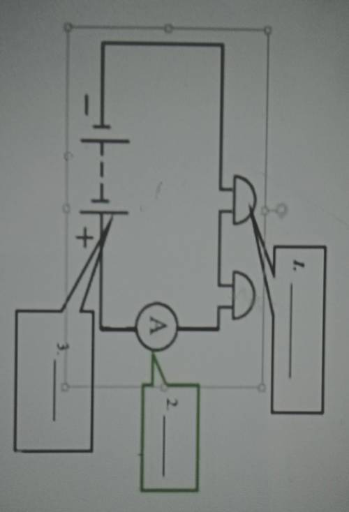 Допишите элементы электрической цепи​