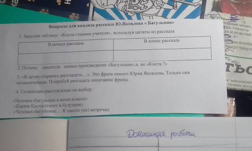 Вопросы для аналаза рассказа Ю.Яковлева Багульник ое задание не нужно.