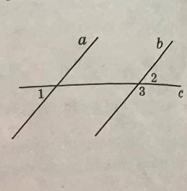 Прямые a и b параллельны см рисунок. 2) найдите угол 3 если угол 1 =48°​