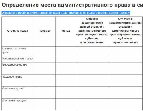 ЗАПОЛНИТЬ ТАБЛИЦУ ХЭЛПП)