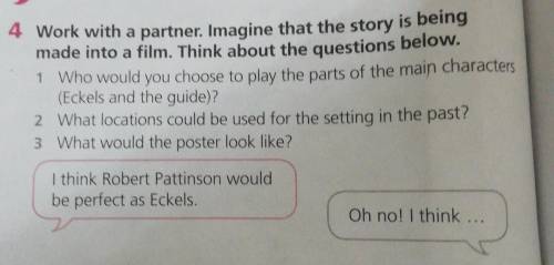 5 Write your story summary. Use your notes from Exercise 4 and the model text to help you.​