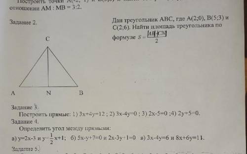 задание 2(где найти площадь) ​