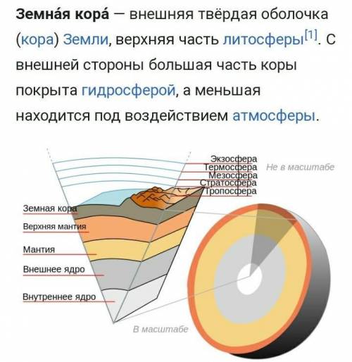 Нужна Написать мини-доклад по вопросу: Объясни, почему земная кора в разных местах имеет различную с