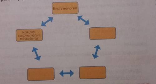Биотехнологияның қазіргі кезде адам өмірінде алатын орнындиаграмма арқылы көрсет. Ойыңды дәлелдеп ай