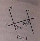 на рисунке 1 а//б так как при данных прямых а и б и секущей с а) соотведственые углы равны:б)накрест
