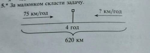 Математика 4 клас Скласти задачу​