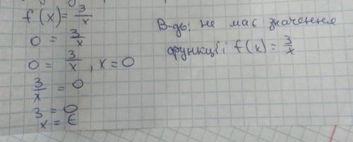 Найдите значение функции f(x)=3/x