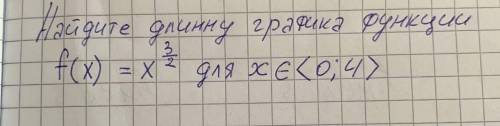 Здравствуйте найти длинну графика функии! Буду очень признателен за