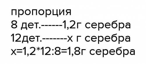 На изготовление 8 деталей требуется 1 целая 1 пятая грамм серебра. Сколько нужно серебра для изготов