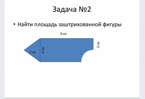 Найти площадь заштрихованной фигуры написать программу Python​