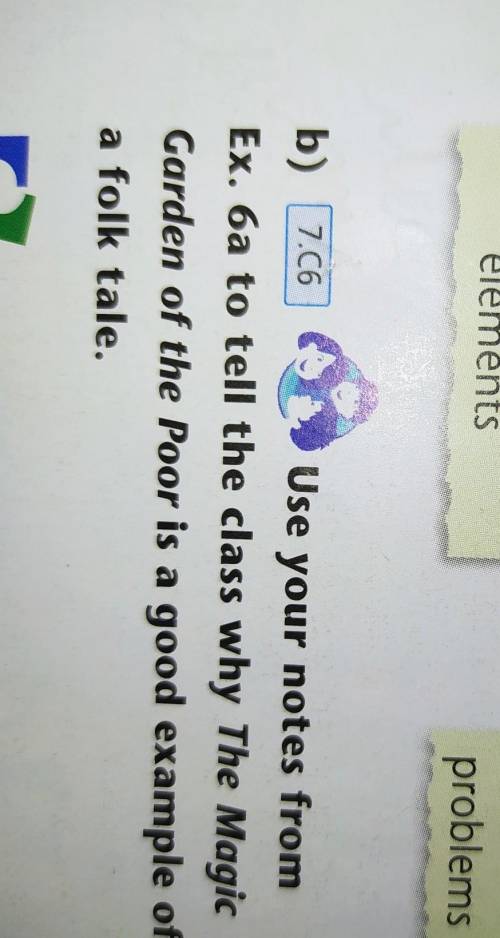 B) 7.06 Use your notes fromEx. 6a to tell the class why The MagicGarden of the Poor is a good exampl