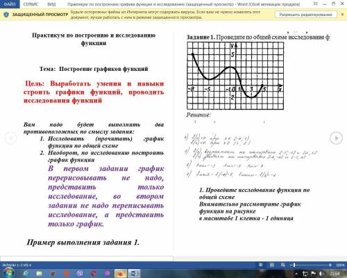 Дорогие друзья с математикой, тема - функции! Буду очень благодарна! Вариант 1