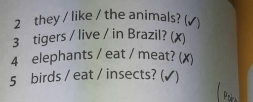 Use the promps to white questions and answers as in the example​