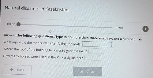 Answer the following questions. Type in no more than three words or/and a number. » What injury did