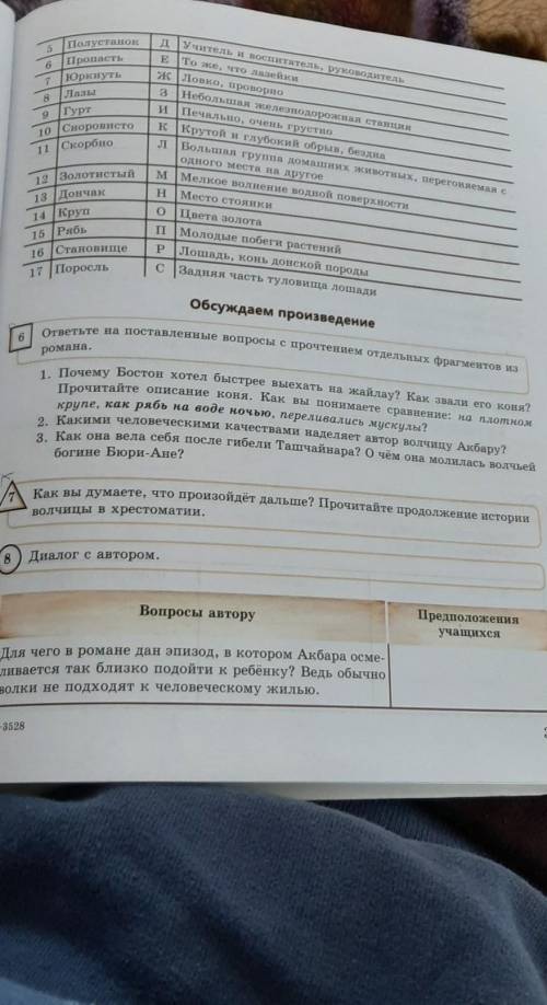 ответьте на поставленные вопросы с прочтением отдельных фрагментов из романа ​