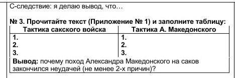 Задание 3 можно только Тактику А. Македонского дам корону