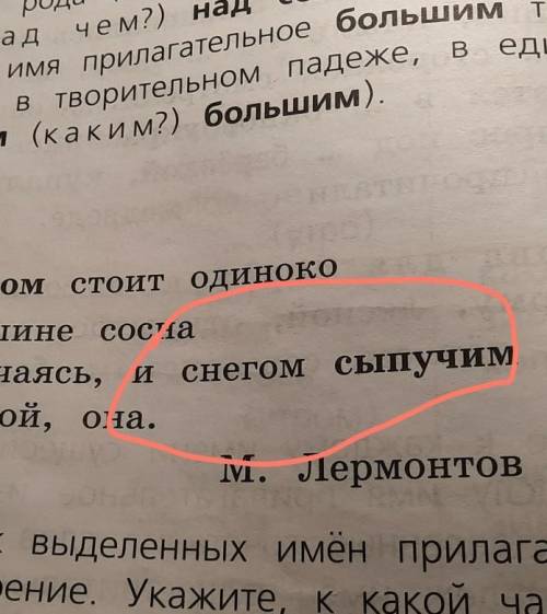 Ппосклонять по подежам словосочитание сыпучим снегом