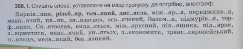 До ть будь ласка! Вправа 201, 208 ( ІІ завдання теж потрібно виконати ). ів, булу дуже вдячна!