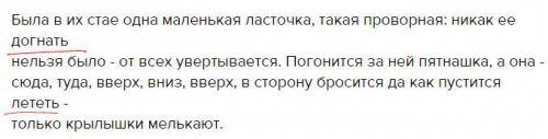 3. Найди в тексте и подчеркни глаголы, стоящие в неопределенной форме. Была в их стае одна маленькая