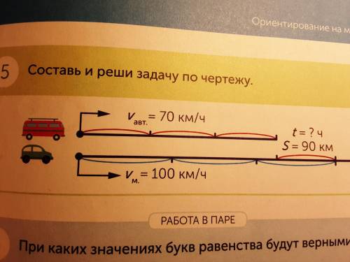 Составь и реши задачу по чертежу