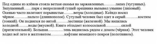 Распространите предложения неоднородными определениями​