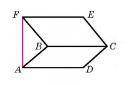Прямокутники ABCD і BCEF лежать у різних площинах, причому пряма AF перпендикулярна до площини ABC з