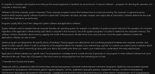 Закончите предложения по тексту 1 Software — programs for directing…… 2 Computers can …… 3 Software